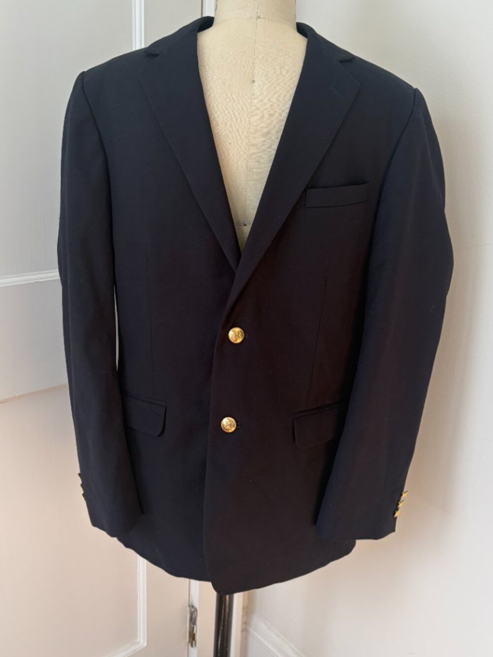Nautica Boys Black Blazer Size 18R - Picture 2 of 9